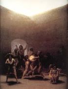 Francisco Goya Yard with Lunatics France oil painting artist